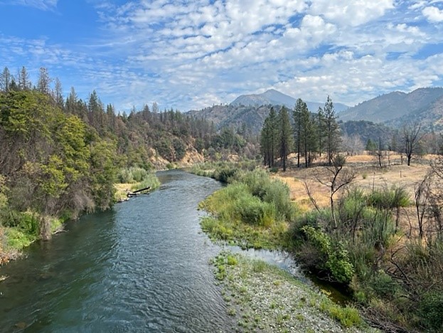 Trinity River from Dutch Creek Road Bridge, Junction City